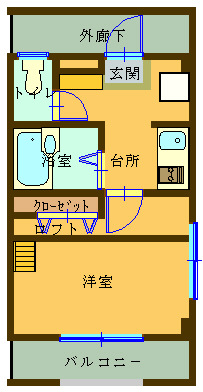 レナード中福IIの間取り