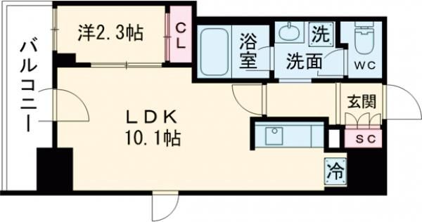 プレール・ドゥーク池袋Ｓｏｕｔｈの間取り