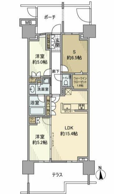 グランドメゾン品川シーサイドの杜の間取り