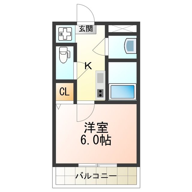 グランパシフィック清水丘の間取り