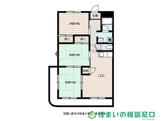 額田郡幸田町大字横落のマンションの間取り