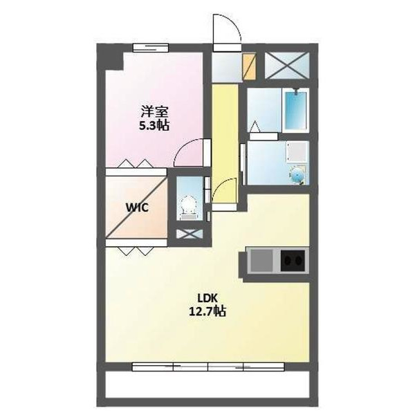 知多郡武豊町字大屋敷のマンションの間取り