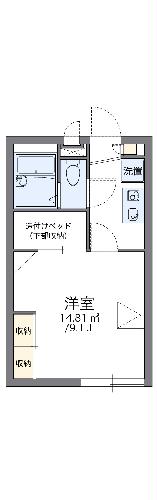 レオパレス桜の間取り