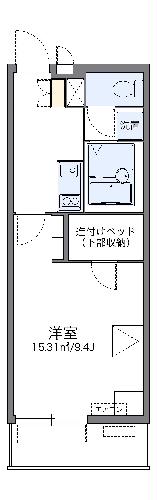 レオパレスＭＡＲＵＴＯ京田辺の間取り