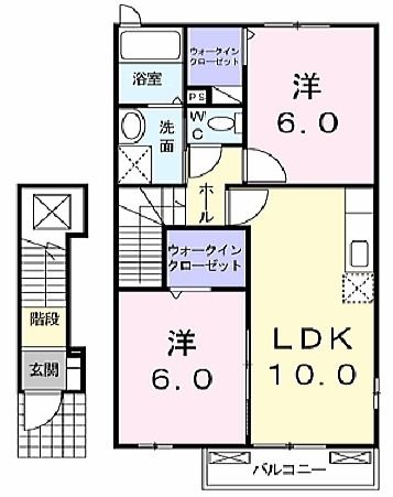 クレメントの間取り