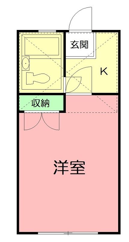 神奈川県伊勢原市桜台４（アパート）の賃貸物件の間取り