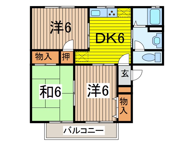 エスポワールIの間取り