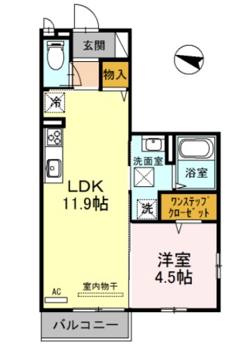 YU参番館の間取り