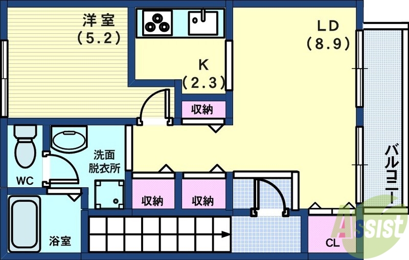 【プロヴァンス壱番館の間取り】