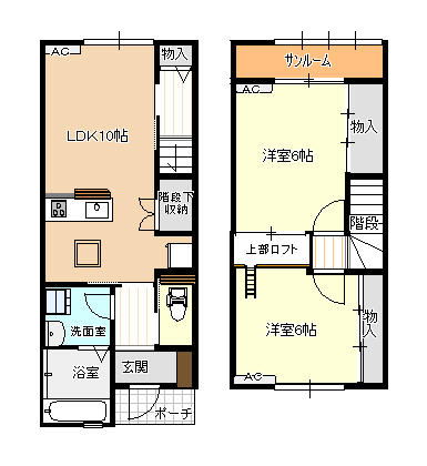 ファイン下冨居の間取り