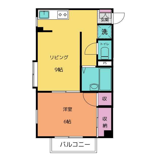 【グリーンコーポ入曽の間取り】