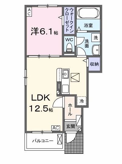 羽島郡笠松町北及のアパートの間取り