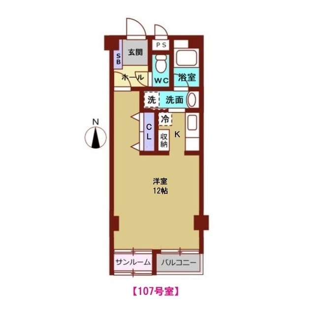 クレッセントタカバタケの間取り