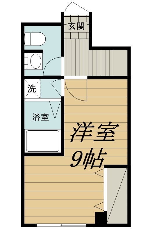 千葉市中央区市場町のマンションの間取り