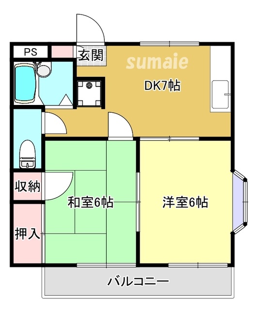 日進ハウスの間取り