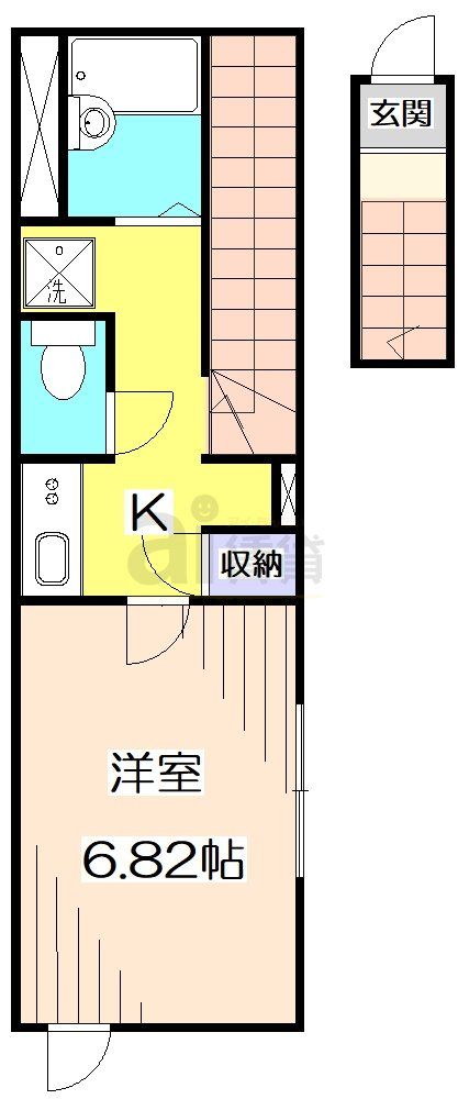 練馬区南大泉のアパートの間取り