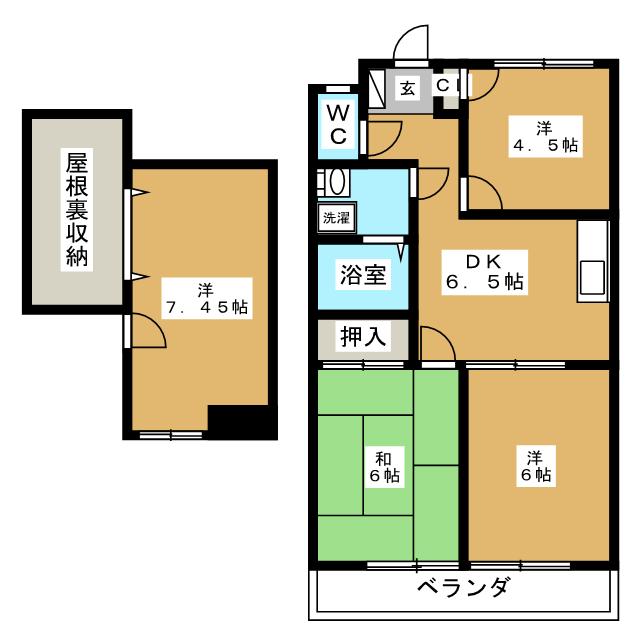 サンモールの間取り