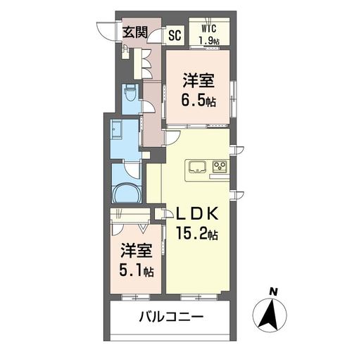 パッシングポイントの間取り