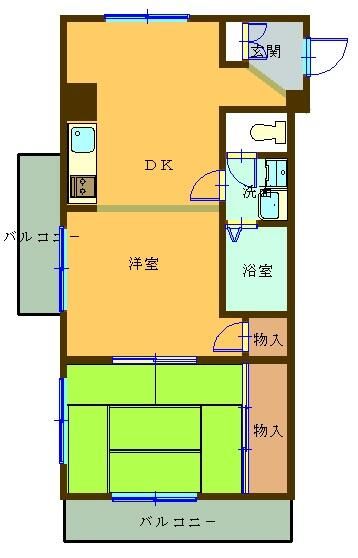 【サンハイムの間取り】