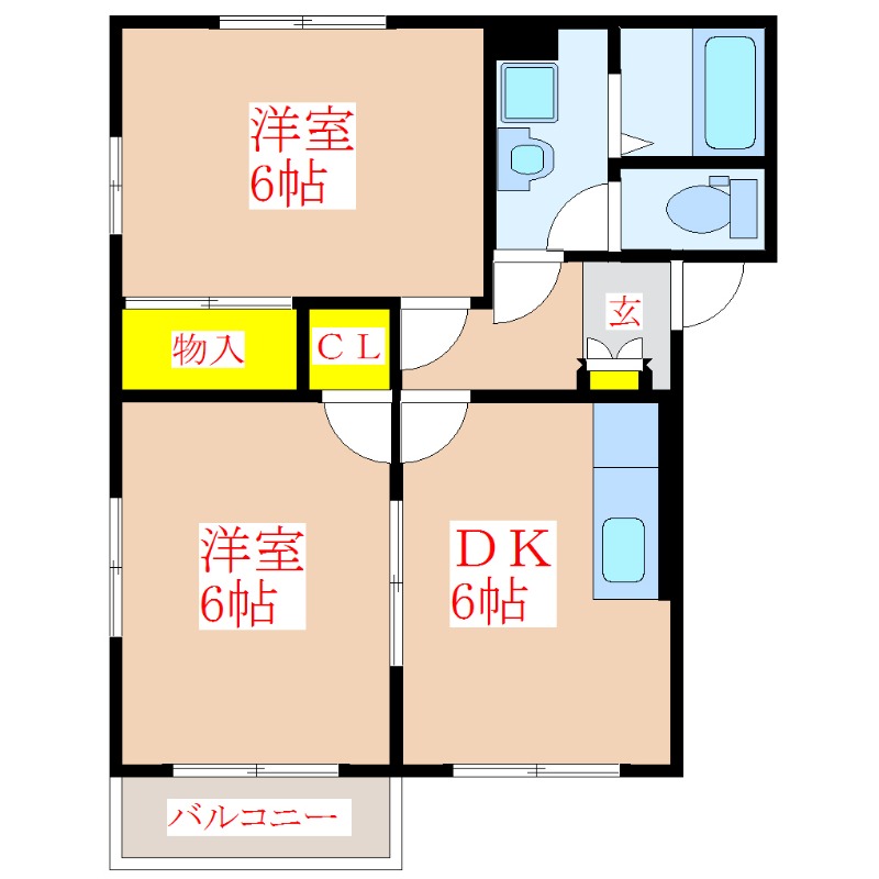 【エクセレント森口の間取り】