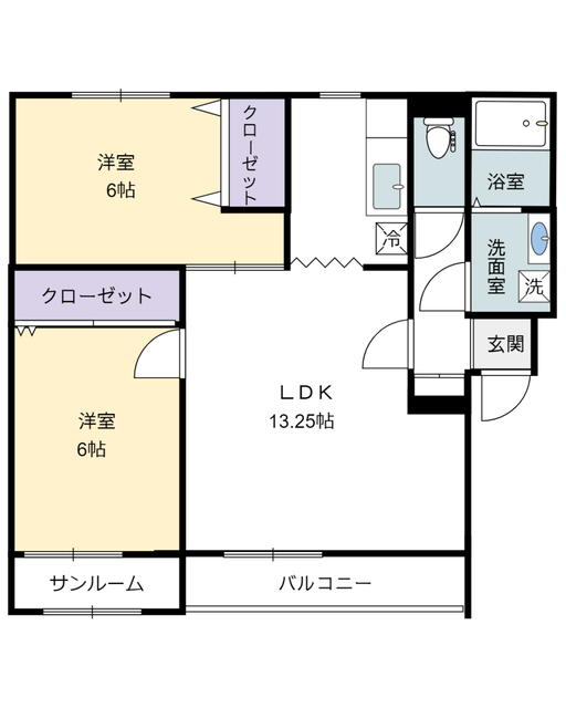 グロリアスの間取り