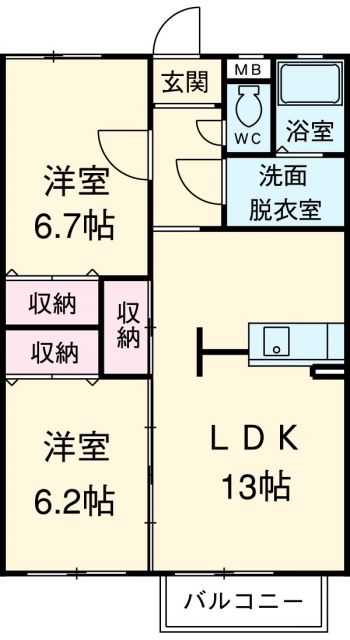 プレズイールの間取り