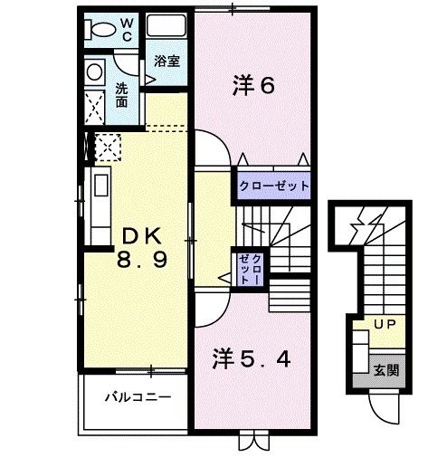 タウン日吉弐番館の間取り