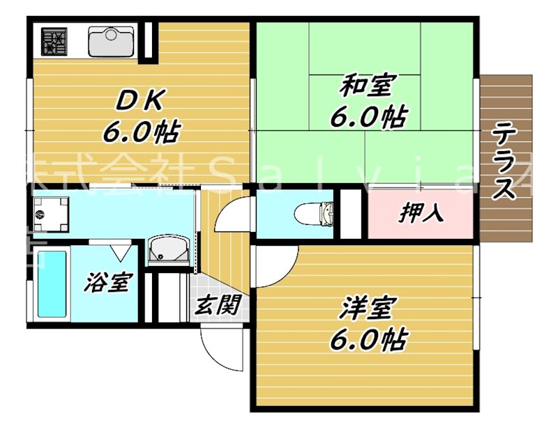 ヴィラセジュールの間取り