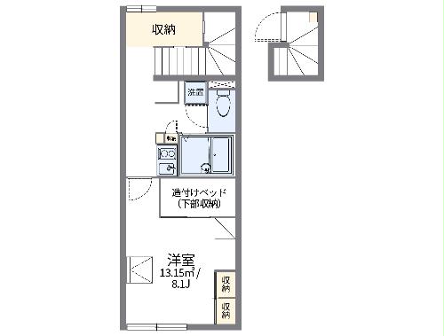 レオパレス碧峯の間取り