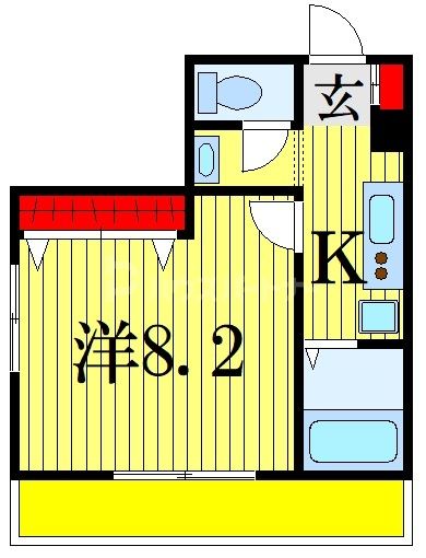 エクシードKSの間取り