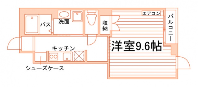 糸島市波多江駅北のアパートの間取り