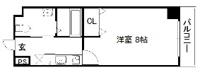 ディアネス西院の間取り