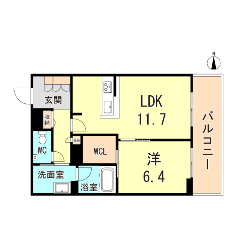 シャーメゾン潮見台の間取り