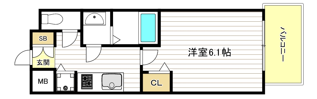 プレサンス上町台クレストの間取り