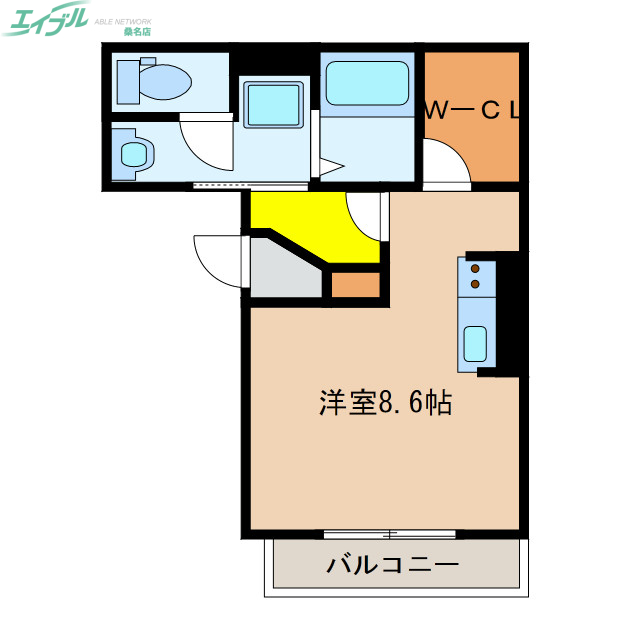 スタブリテラス桑名の間取り