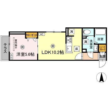 グラナーデ西保木間の間取り