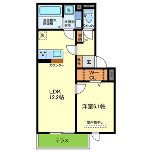 神戸市垂水区舞子台のマンションの間取り