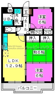 サンシャイン博多南の間取り