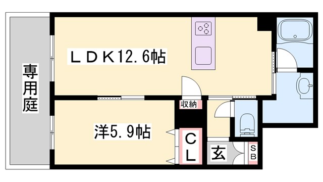 シャーメゾン　ソルテ　IIの間取り