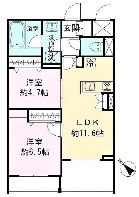 MOCXION　INAGI～木でつくるマンションプロジェクト～の間取り