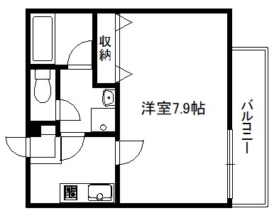 カーサウッド西浦町の間取り