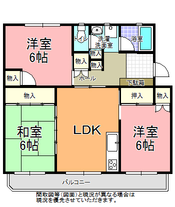 アーバンコート東赤塚の間取り