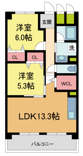 ミラベルの間取り