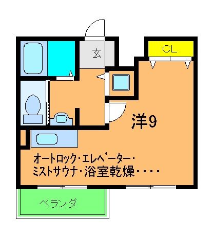 ＣＡＳＡ　ＧＲＡＮ洛西の間取り