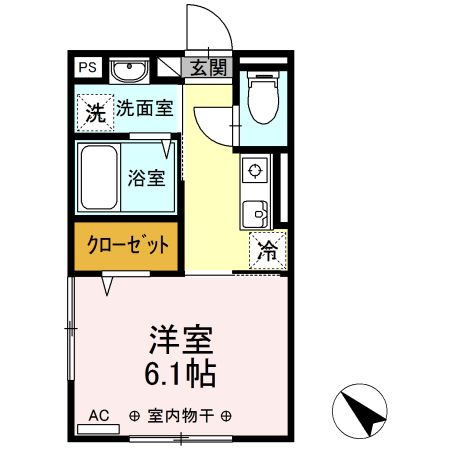 Ｄーｒｏｏｍ辰ノ尾の間取り