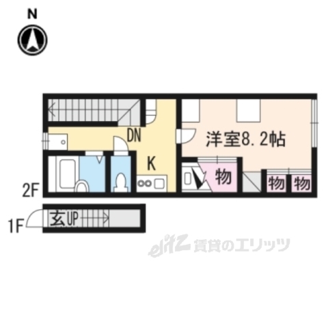 レオパレスサイトウの間取り