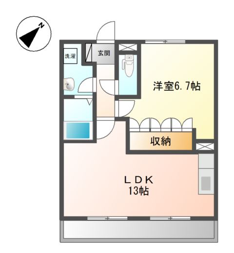 サンハイツIIの間取り