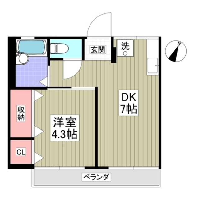 シティハイム相生の間取り