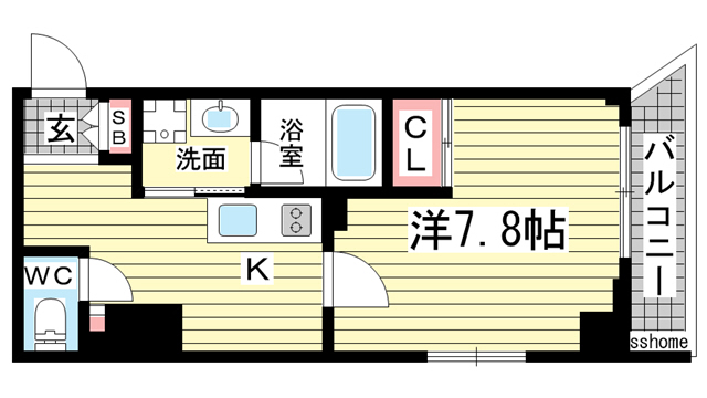 グランボヌールの間取り