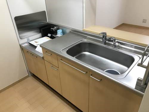 キッチン　ガスコンロ設置可、カウンターキッチン